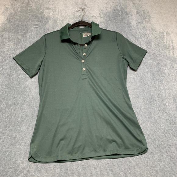 Nike Tops - Nike Golf Tour Performance Dri Fit Polo Shirt Womens Medium Green Short Sleeve